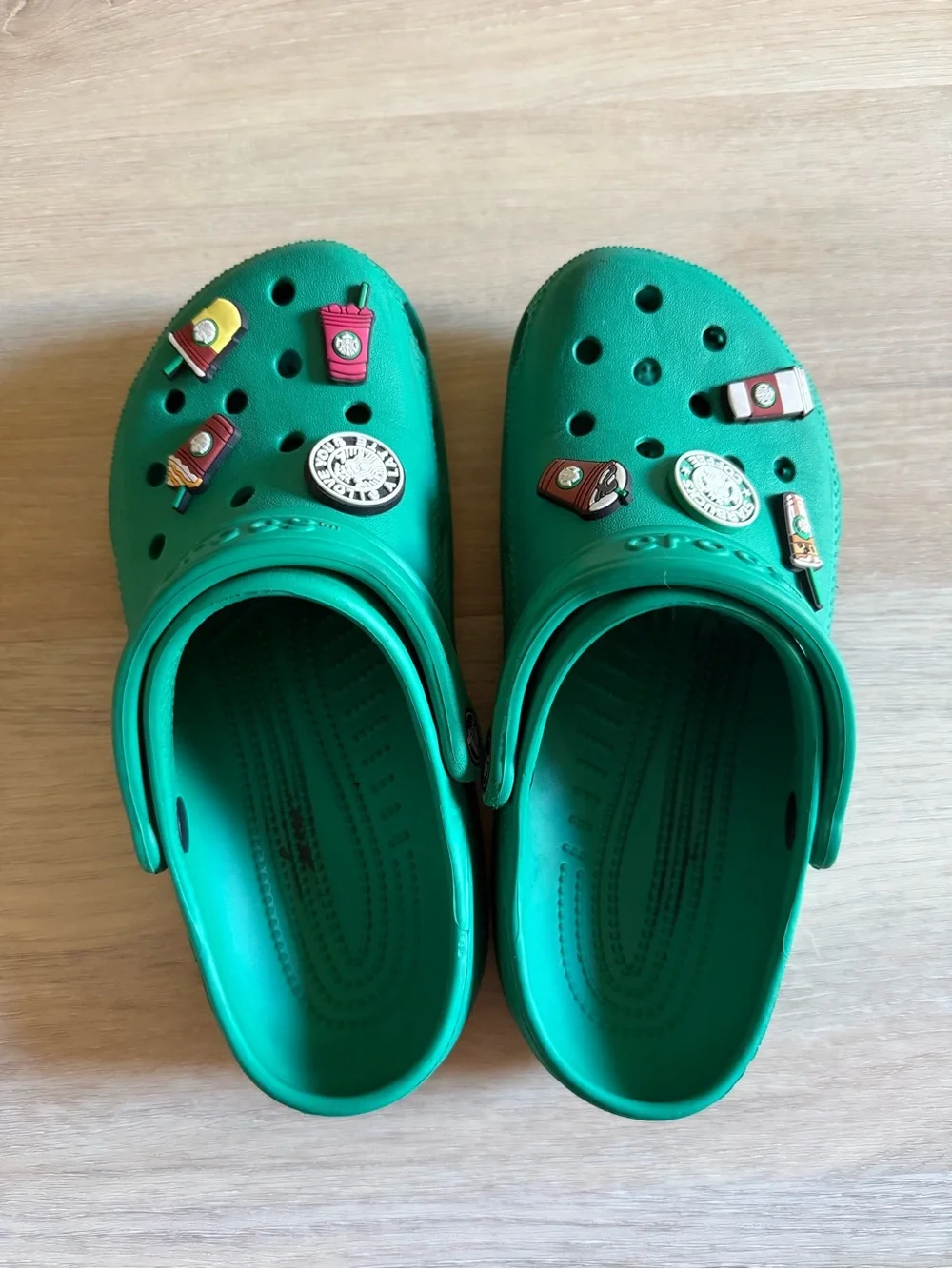 CROCS bright green
